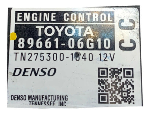 Pcm Computadora Toyota Camry 2.4l 07-09 89661-06g10 (cc) P2