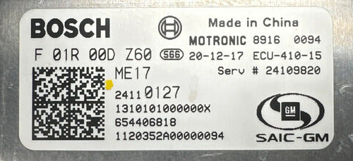 Pcm Computadora Chevrolet Aveo 1.5l 2018-2023