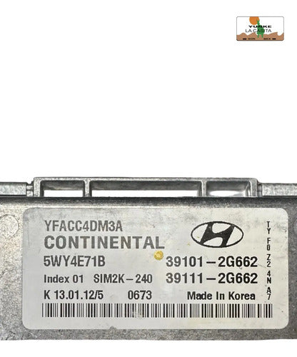 Computadora Hyundai Sonata 2.4l 11-14 39101-2g662