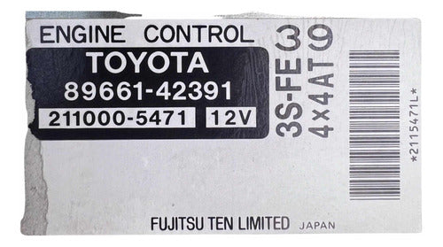 Computadora Toyota Rav-4 2.0l 97-99 89661-42391 (39)