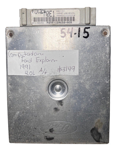 Computadora Ford Explorer 4.0l A/t 1991 F07f-12a650-acb