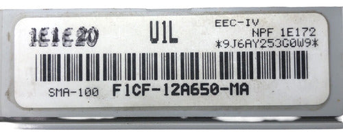 Computadora Ford Escort 1991 1.9 F1cf-12a650-ma