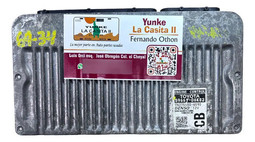 Pcm Computadora Toyota Camry 2.5l 2012-14 89661-06k82 (cb)