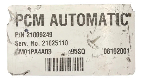 Pcm Computadora Saturn S Series 1.9l A/t 00-02 21009249