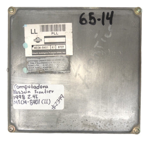 Computadora Nissan Frontier 2.4l 1998 Mecm-b401 (ll)