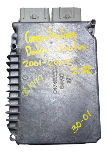 Computadora Dodge Stratus 2.7l 2001-2002 P04896040ai