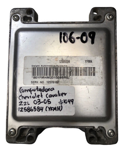 Computadora Chevrolet Cavalier 2.2l 03-05 12586584 (yfmh)