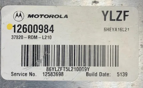 Computadora Saturn Vue 3.5l A/t 04-06 12600984 (ylzf)