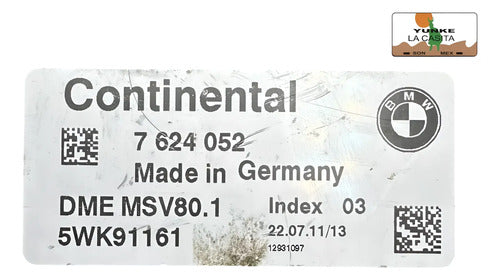 Pcm Computadora Bmw 328i 3.0l 2011-2013 7624052 P1