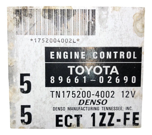 Computadora Toyota Corolla 1.8l 99-01 89661-02690