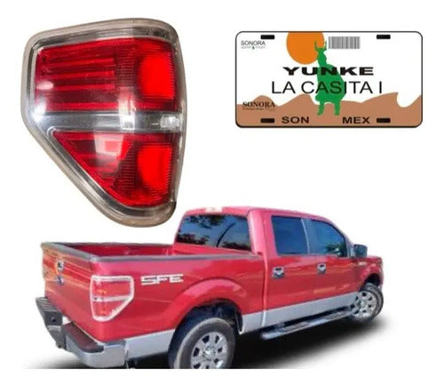 Calavera Lh Original Ford F-150 2009-2014 Al34-13b505-a Izquierdo/conductor Rojo