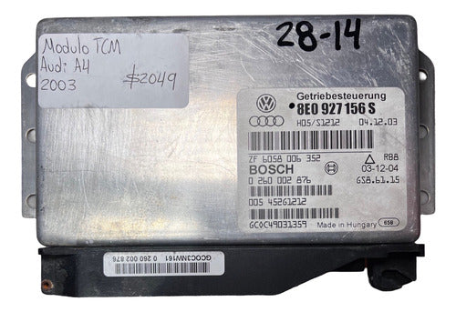 Modulo Tcm Audi A4 2003 8e0 927 156 S