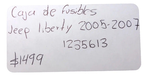 Caja De Fusibles Jeep Liberty 05-07 P2