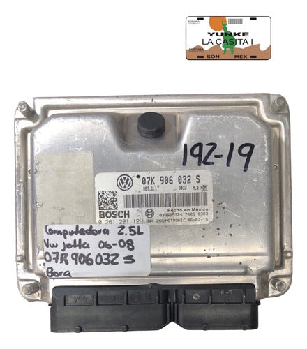 Computadora Vw Jetta 2.5l 06-08 07k 906 032 S