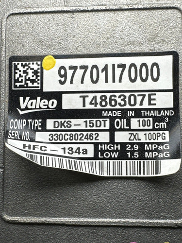 Compresor A/c Hyundai Creta 1.5l 2021-2025