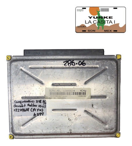 Computadora Chevrolet Malibu 3.4l A/t 00-03 12209614 (ycyw)