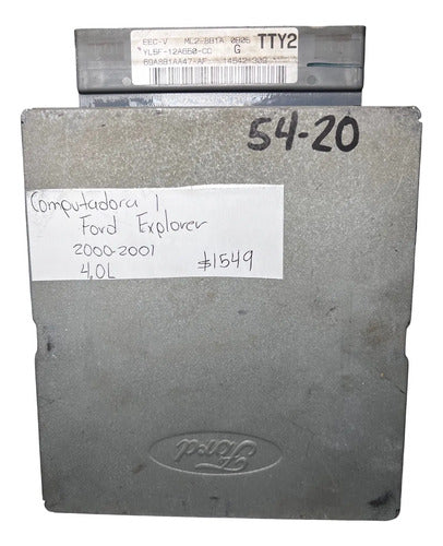 Pcm Computadora Ford Explorer 4.0l 00-01 Yl5f-12a650-cc