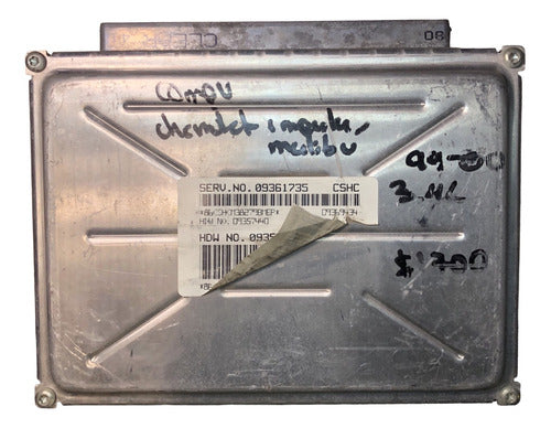 Computadora Chevrolet Impala, Malibu 99-00 3.4l 09361735