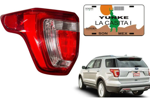 Calavera Lh Original Ford Explorer 2016-2019 Fb53-13b505-f Izquierdo/conductor Rojo