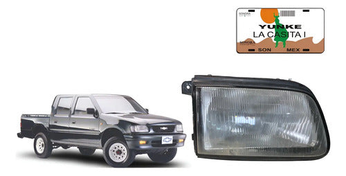 Faro Rh Chevy Luv 1998-2003 Negro