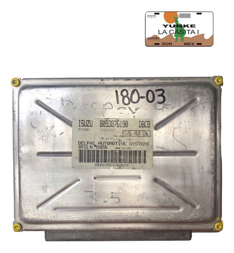 Computadora Isuzu Trooper 3.5l A/t 00-01 09382586 (dbcb)