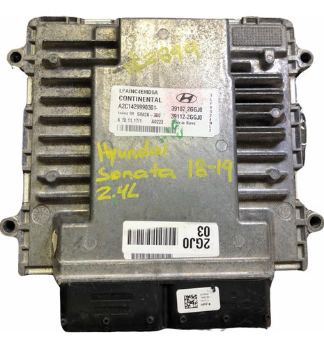 Computadora Hyundai Sonata 2.4l 2018-2019 39102-2ggj0
