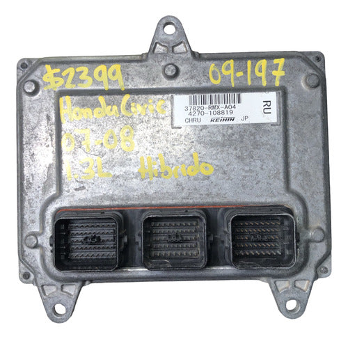 Computadora Honda Civic 07-08 Hibrido 1.3 37820-rmx-a04 (ru)