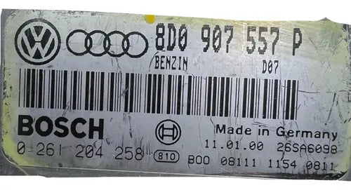 Pcm Computadora Audi A4 1998-2000 1.8l 8d0 907 557 P