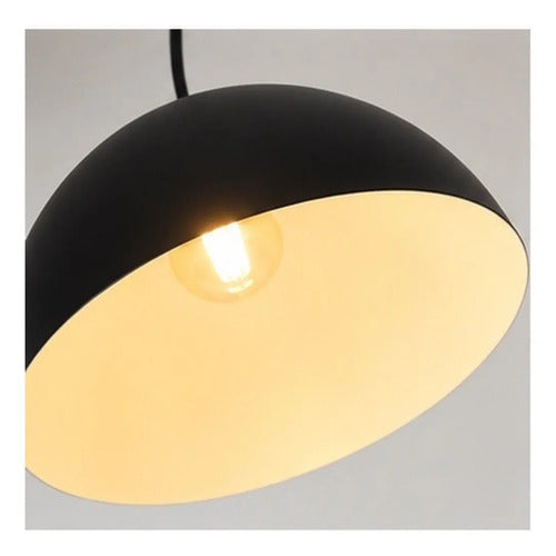 Lampara Colgante Moderna Color Negro Negro