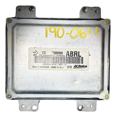 Pcm Computadora Chevrolet Cruze 1.4l 2014 12656958 (abrl) P3
