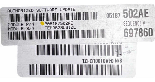 Computadora Dodge Durango 4.7l A/t 08-09 P05187502ae