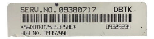 Pcm Computadora Chevrolet Malibu 99-02 09380717 (dbtk)