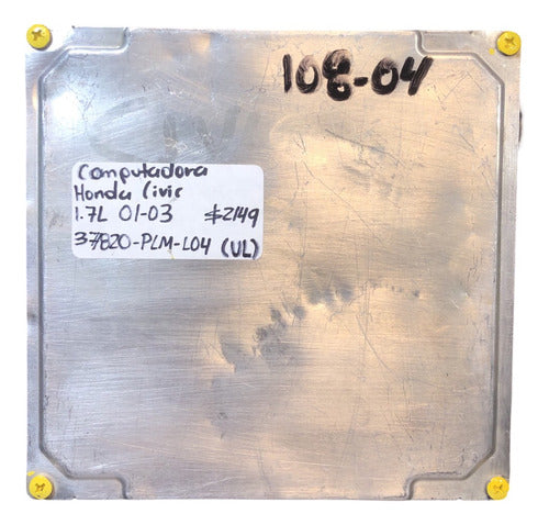 Computadora Honda Civic 1.7l 01-03 37820-plm-l04 (ul)