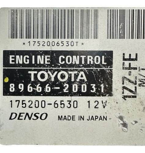 Computadora Toyota Celica Gt 1.8l 2000-2002 89666-20031