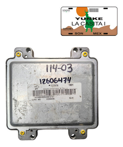Computadora Chevrolet Impala 2006 3.5l 12606474 (ynbh)