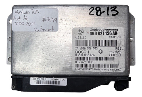 Modulo Tcm Audi A6 00-01 4b0 927 156 Ak