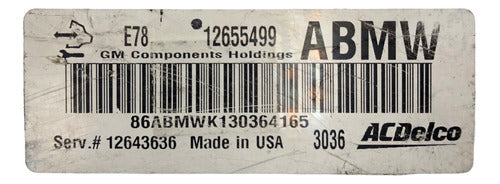 Computadora Chevrolet Silverado 2500 A/t 2013 12655499 (abmw)