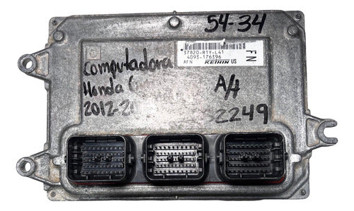Computadora Honda Civic 1.8l A/t 12-13 37820-r1y-l41 (fn)