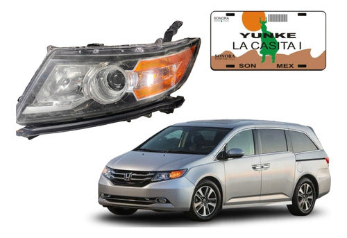 Faro Rh  Honda Odyssey 2015 Ahri5pp2y2 Negro