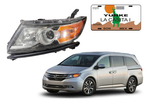 Faro Rh  Honda Odyssey 2015 Ahri5pp2y2 Negro