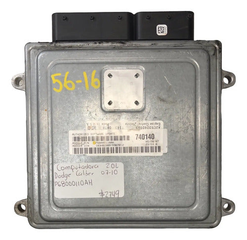 Pcm Computadora Dodge Caliber 2.0l 07-10 P68000110ah