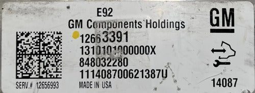 Pcm Computadora Chevrolet Silverado 4.3l 14-16 12663391