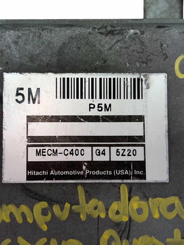 Computadora Nissan Quest 3.0l 1993-1998       Mecm-c400 (5m)