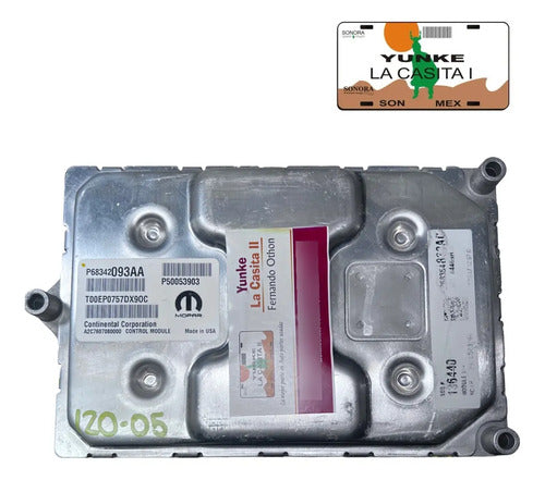 Pcm Computadora Jeep Cherokee 2.4l 2018 P68342093aa