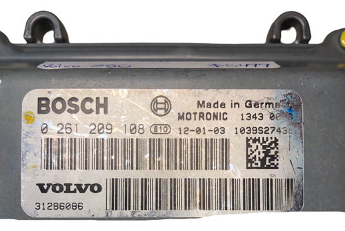 Computadora Volvo S60 2.5l 2012 0 261 209 108