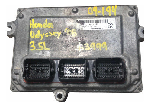 Computadora Honda Odyssey 2008 3.5L 37820-RGL-A92 (86)