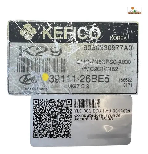 Computadora Hyundai Accent 1.6l 06-08 39111-26be5 (k29)
