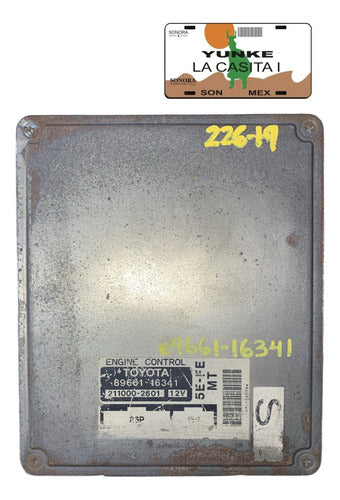 Computadora Toyota Tercel 1.5l M/t 95-96 89661-16341