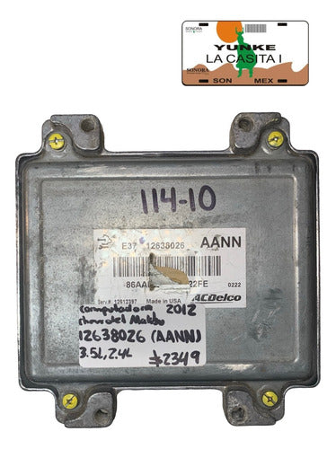 Computadora Chevrolet Malibu 2012 12638026 (aann)