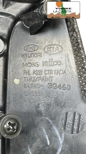 Moldura De Estéreo Hyundai Sonata 2011-2014 84740-3q460 Negro